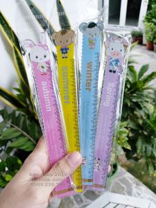 Combo 10 cây thước nhựa 15cm hoạ tiết đáng yêu ( mẫu giao ngẫu nhiên )