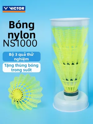 Victor | Cầu Lông Nhựa Bền Dành Cho Ngoài Trời 3 Cái