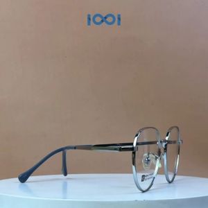 IOOI Eyewear -  Kacamata Bulat Titanium Bisa Minus/Plus Anti Radiasi Blueray Pria Wanita 1012