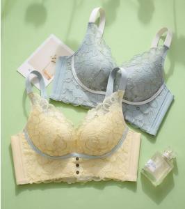 Triumphˉ new style High quality full coverage bra women adjustable straps underwear back buckle fixed Suitable for small breasts