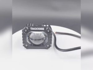 TAGCORE Lampu Tembak Laser D2 Cree Led Trasnformer/Putih Kuning 40 Watt/Universal 24V 12A/2 Warna HI LO Putih Kuning Superbright/VINYX M30/D2 Mobil Motor Dual CSP Warna/4 Inches Black Mata Emas Super Terang/lampu Tembak Led 4d Laser