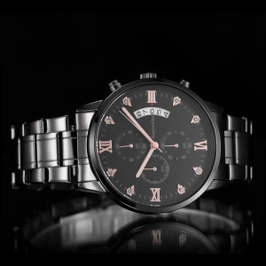 JAM TANGAN PRIA ELEGAN MEWAH HOT -LELLING ASLI ASLI TIGA -PIN QUARTZ JAM TANGAN BISNIS PRIA MULTI -FUNGSI JAM TANGAN KALENDER TAHAN AIR LAKI -LAKI PRIA