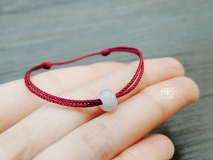 Vòng Ngọc Nhỏ Phỉ Thúy Đơn Giản Nguyên Tác Lần Đầu Tiên Nhìn Thấy Vòng Tay Đỏ Năm Nay Nam Nữ Cổ Điển Sành Điệu Trong Nước Kiểu Trung Quốc Dệt Mảnh Nghệ Thuật