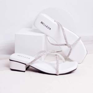 BELLEZA SELENA Sandal Wanita High Heels 4cm Sendal Beleza Hak Tahu Heel Pesta Acara Formal Kondangan Beleza Terbaru