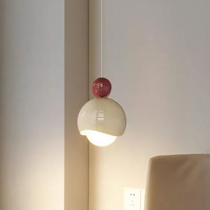 French Cream Style Restaurant Bedroom Bedside Long-line Ceiling Lighting Ambient Lamp That Can Be Raised and Suspended - E27