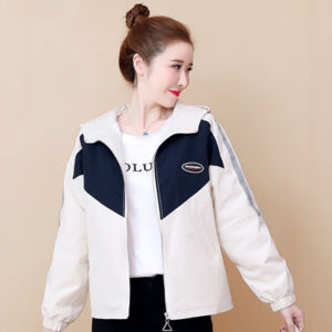Thickened Baseball Style Coat Jacket Womens Fashion Small Size Autumn Winter New Warmth Outerwear Korean Version Zipper Closure Long Sleeve