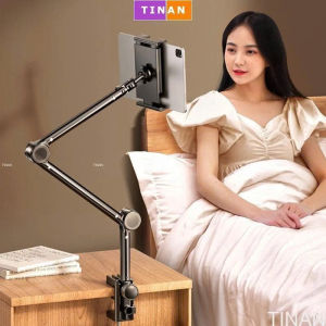 Giá đỡ ipad điện thoại xem phim quay video kẹp bàn đầu giường có khớp nâng chỉnh độ cao di động chống rung gậy live stream xếp gọn