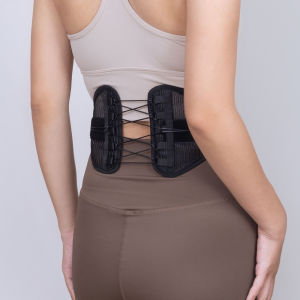 1pc Spine Sport Back Brace - Athletic Mens and Womens Workout Lumbar Corset for Exercising Running Golfing Driving Fishing