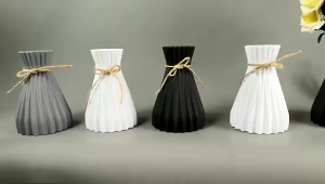Style Plastic Rope Vase Living Room Decorative Vase Dining Table Ornament Jewelry - Versatile Decor for Living Room Dining Table & Jewelry Display