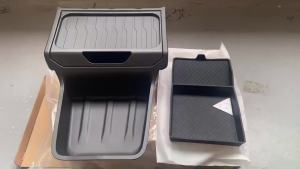 for Tesla Model Y Standard RWD 2025 2026 Center Console Storage Organizer Box Armrest Box Tray Tidying Protect Mat Accessories