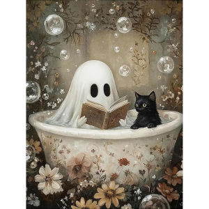 Kayou | DIY Pictures By Number Halloween ThemeKits Painting By Numbers Drawing on Canvas Hand Painted Picture Art Gift Home Decor
