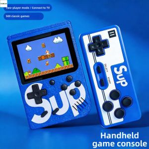 CHUNCAN | Mario Theme Mini Handheld Game Console for Kids Dual Player