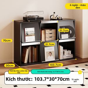 MEISD | Tủ Sách Bằng Sắt Cổ Điển Có Cánh Lật