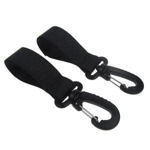 2/5/10pcs Stroller Hook Buckle Clip Aluminum Alloy Carabiner Cart Organizer Diaper Bag Shopping Pram Hook Buckle Stroller Hanger