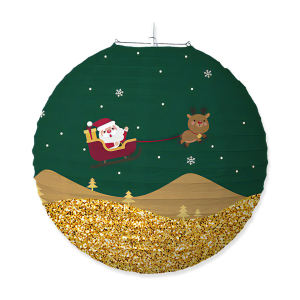 Christmas Paper Lanterns Father Christmas Snowman Moose Party Lanterns Christmas Outdoor Party Decoration Christmas Decorations
