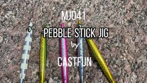 JIGGING PRO | Mồi Câu Jigging PRO Luminous Metal Jig Pebble Stick Câu Biển Sâu Chìm Nhanh 100g-300g Câu Nước Mặn Dùng Cho Câu Thuyền Và Câu Đá.