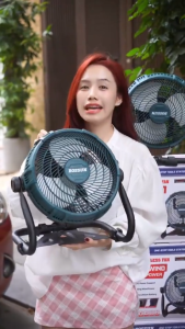Quạt tích điện Boshun 199V 12 inch dùng chân pin phổ thông quạt cầm tay - Hàng chuẩn lõi đồng - Siêu khỏe Cực Mát TỔNG KHO VDVA