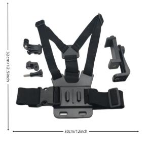 ♦Adjustable Chest Phone Mount With Adjustable Straps Universal Holder Perfect For Vlogging Hiking Cycling Outdoor Recording