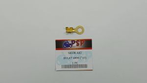 Skun Aki Bulat 6mm Baut 10 (Harga Per 1 Biji) - Scun Sekun Klem Terminal Accu Soket Socket Ring