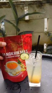 Minuman Kesehatan / Serbat Cap Jangkrik Mas Rasa Sereh Baik Tingkatkan Daya Tahan Tubuh