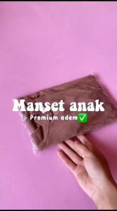 Kaos Manset Anak Perempuan Usia 5 Sampai 10 Tahun / Mangset Anak Lengan Panjang / Manset Anak Kerah Tinggi / Baju Mangset Anak
