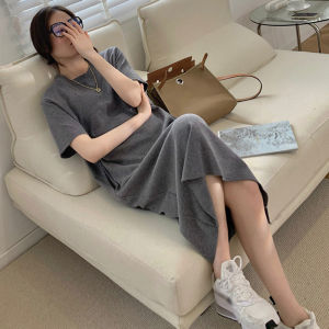 Straight Casual Loose Sporty Maxi Dress