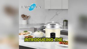 Farfalla FRC-18ST2 1.8L Electric Rice Cooker with Keep Warm & Steamer