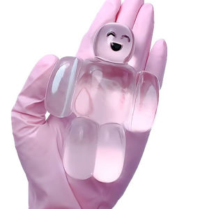 Squishy Transparent Jelly Robot Squeeze Toy Cute Super Soft Slow Rebound Water Sense Cartoon Toy Kawaii Stress-relieving Gift