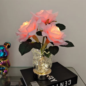 Tulip Night Light Bedroom Bedside Sleep Atmosphere Flower Table Lamp Popular Gift High End Desktop Decorative Lighting