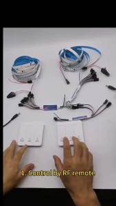 MJJC | Horse Racing LED Strip Light DC 24V WS2811 IC RF Running Water Wave Chasing LED Tape Ribbon Lamp 20M 25M 30M for Room Decoration