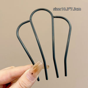 NING ZHOU | U-shape Pearl Hairpin Elegant Chinese Style Hair Accessories
