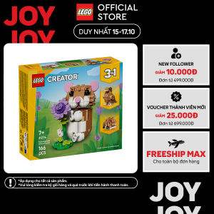 LEGO CREATOR 31376 Đồ Chơi Lắp Ráp Chuột Hamster Dễ Thương (166 chi tiết)