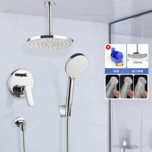 In-Wall Shower Kit Wall-Mounted Recessed Ceiling Shower Set