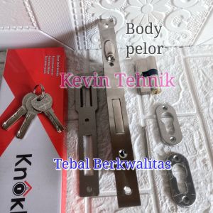 Body Pelor pintu Kayu Body Kunci Pelor Stainless Roller Pintu