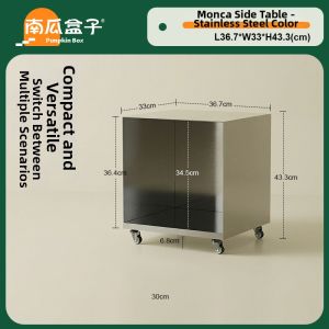 NANGUAHEZI | Compact High-end Bauhaus Bedside Table