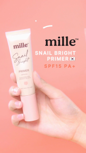 Mille ไพร์มเมอร์คอลลาเจน คุมมัน Snail Bright Primer