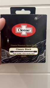 Cleene Premium Black Spiral Cotton Buds 200 Tips - (NEW PACKAGING)