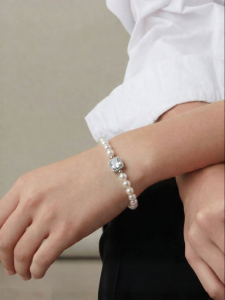 YISHU | Elastic Pearl Bracelet One Size