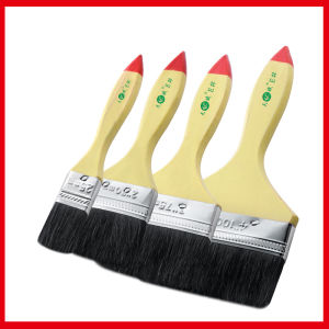 Bàn Chải Tóc Lợn Có Tay Cầm Bằng Gỗ Để Vẽ Tranh Lớp Phủ Cao Su Vệ Sinh Nướng Thịt Nướng - Dụng Cụ Trang Trí