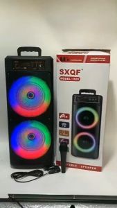 【ลดเพิ่ม 15%】3D รอบทิศทาง ลำโพงบลูทูธ SXQF-820B ดอกใหญ่ 8 นิ้ว ปรับเบสได้ รองรับAUX/USB/TF เก็บปลายทางได้ ลำโพง ลำโพงบลูทูธแ ลำโพงบลูทูธ 8น้ว Bluetooth Speaker