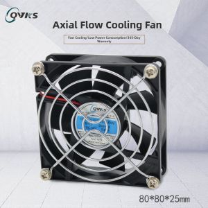 QVKS | Cooling DC 24V Cabinet Fan 8cm