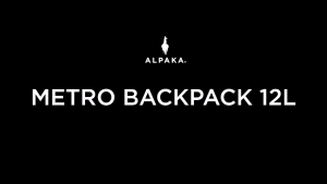 Alpaka Metro Backpack – Balo Đô Thị Tối Giản Vải Axoflux 400D Kháng Nước Ngăn Laptop 14" Chống Sốc & Trọng Lượng Siêu Nhẹ 12L