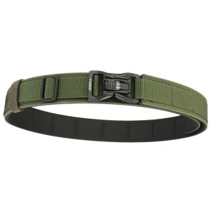 TUSHI New Military Belt for Men Sturdy Nylon Metal Automatic Buckle Police Duty Belt Tactical Outdoor Girdle IPSC Accessories