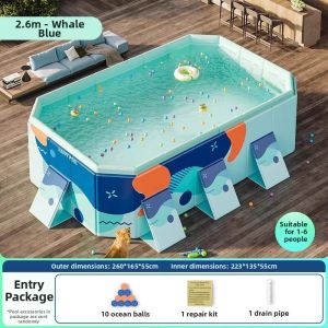 GWYNET | Childrens Folding Non-Inflatable Thickened Outdoor Swimming Pool