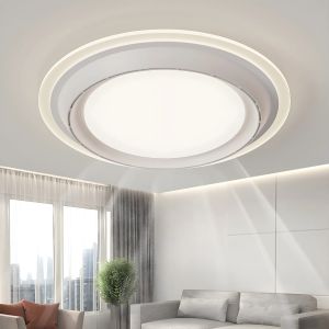 Modern Bladeless Ceiling Light fan Remote Control 6 Speed Invisible Bladeless Ceiling Fans Lamp for Childrens Bedroom