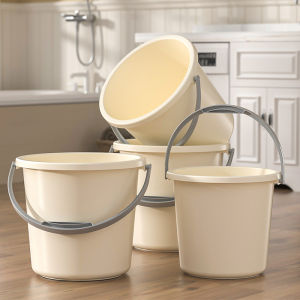 Thickened PP Plastic Large Size Handheld Water Bucket Bath Tub Footbath Bucket for Home Laundry Dormitory Cleaning Tool