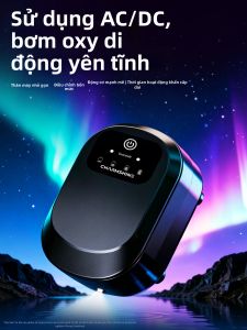 CHONGXIAOSHUAI | Máy Bơm Oxy Đôi Chạy Pin Lithium Di Động