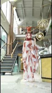 MYREDO - Kaftan Wanita Muslimah Terbaru Motif Corak Kekinian / Kaftan Marinda