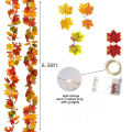 Artificial Maple Leaf Vines Silk Fall Foliage Garland for Home Wedding Party Decor Hanging Easy to Install DIY Craft Decorations. 