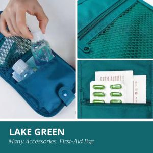 ตลับยา 7 ช่อง 6 ช่องเล็ก 1 ช่องใหญ่ กระเป๋าตลับยา มีซิบ ช่องตาข่าย ใส่ได้หลากหลาย